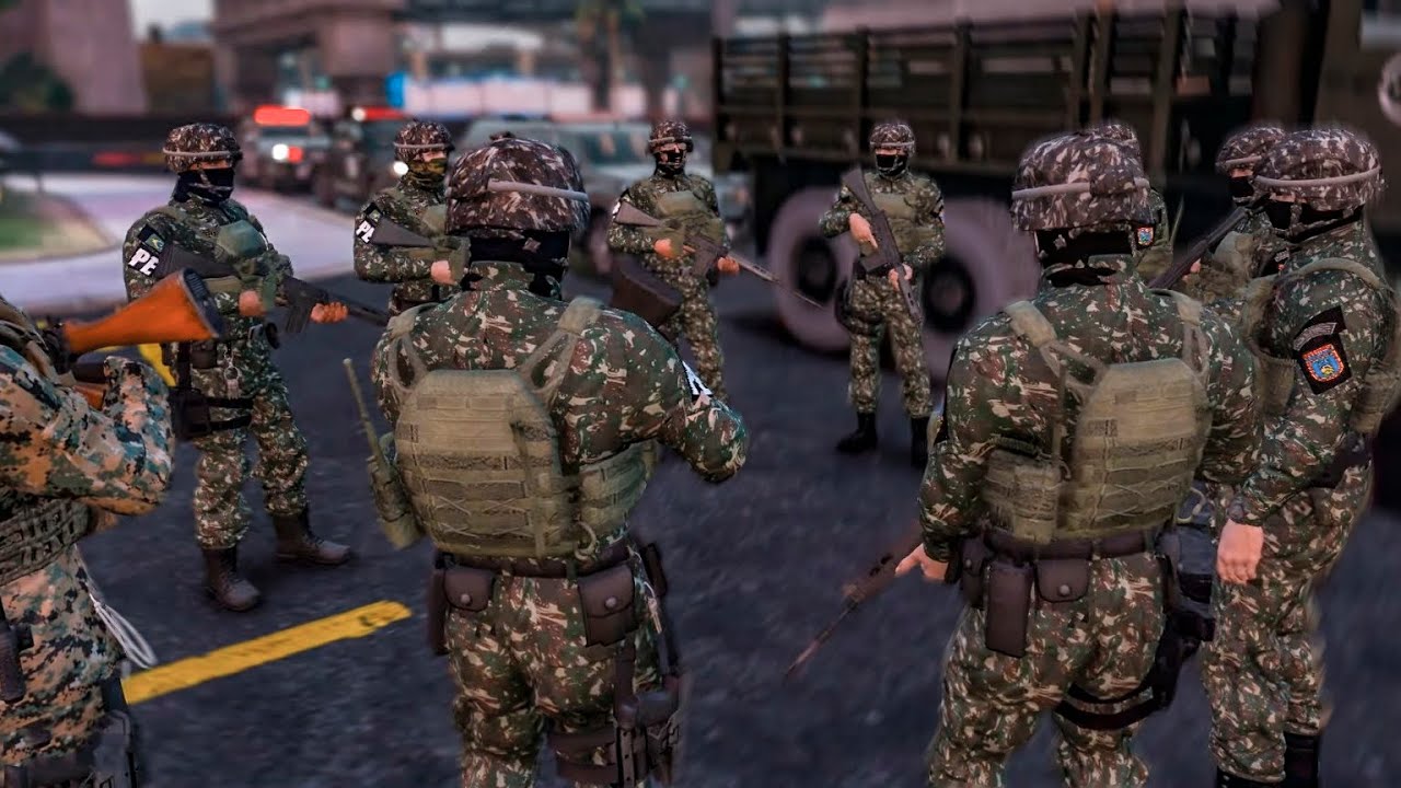 TRAFICANTES ATIRAM CONTRA O EXÉRCITO #2 - GTA RP