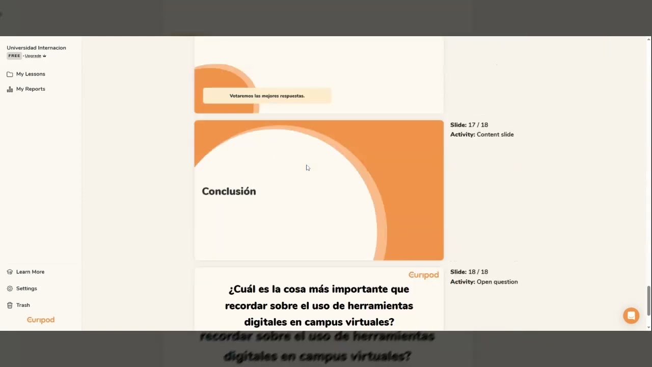Curipop para  Crear presentaciones interactivas con IA