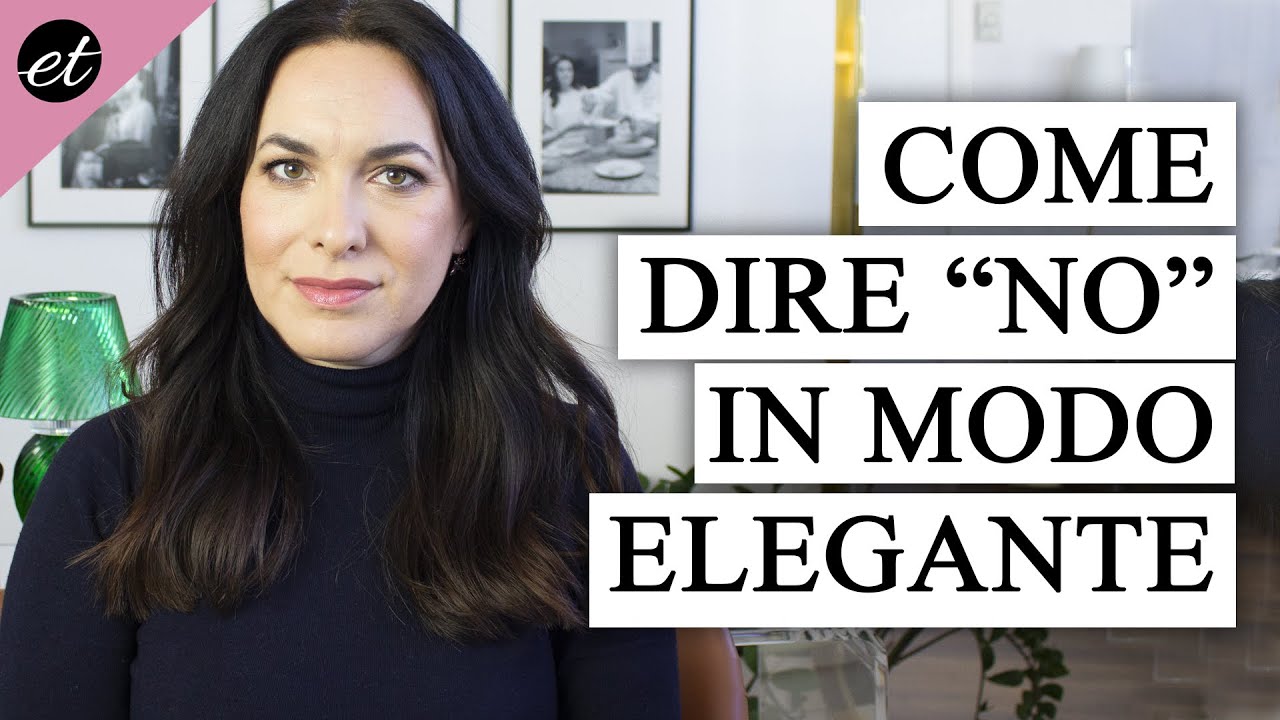 Come dire di NO in modo ELEGANTE