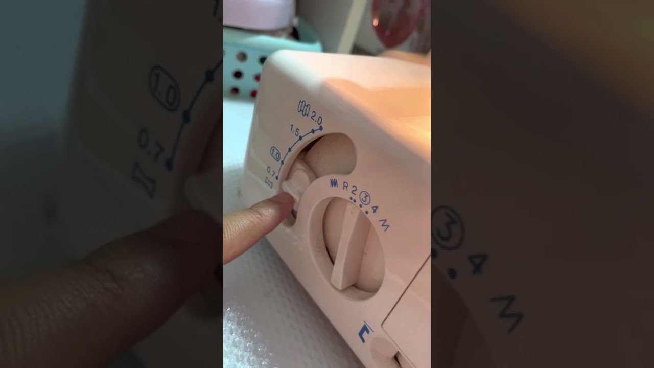 TUTORIAL JAHIT TEPI HALUS TUDUNG SETTING MESIN SINGER 14N655