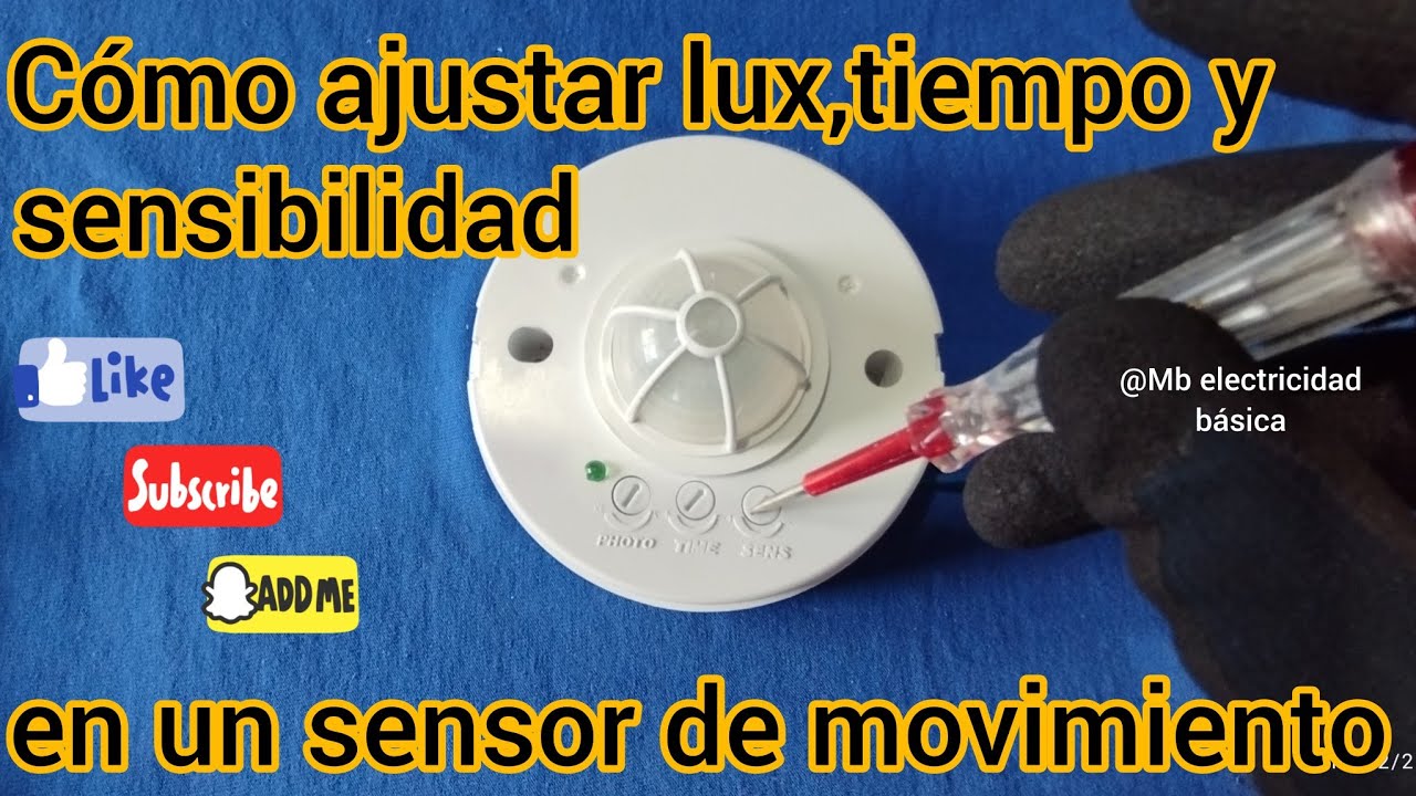 Cómo calibrar un sensor de movimiento 