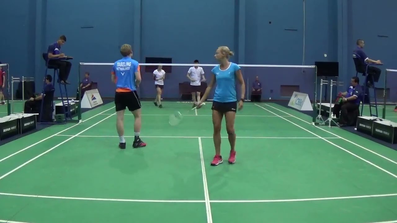 May 2,2019 Brazil International Challenge R32 Brian Yang/Michelle Tong Vs Robin Tabeling/Selena Piek