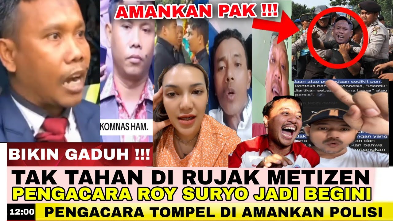 KELUCUAN NETIZEN NGERUJAK ROY SURYO & TOMPEL GAK PERNAH PERCAYA IJAZAH JOKOWI ASLI.