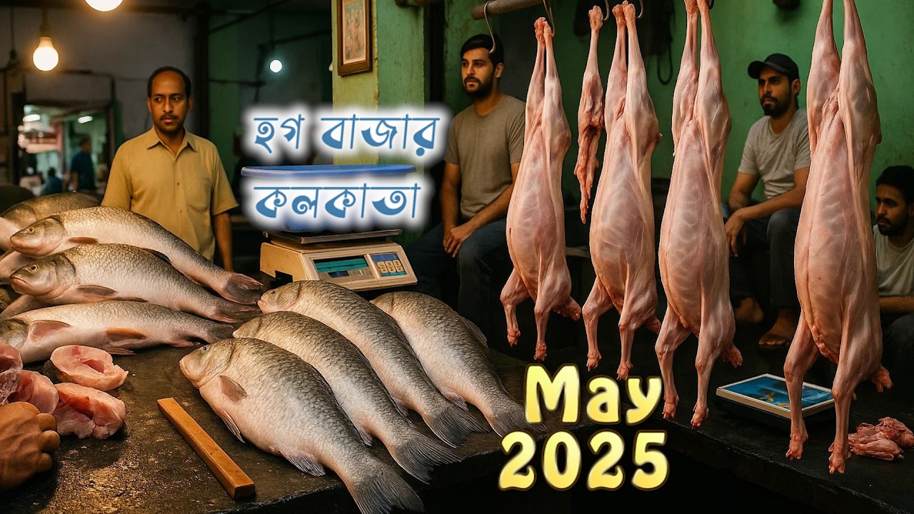ধর্মতলার হগ মার্কেট ২০২৫ | টাটকা মাছ, মাংস আর গরমের ফলের রাজ্য! | Kolkata Hogg #HoggMarket