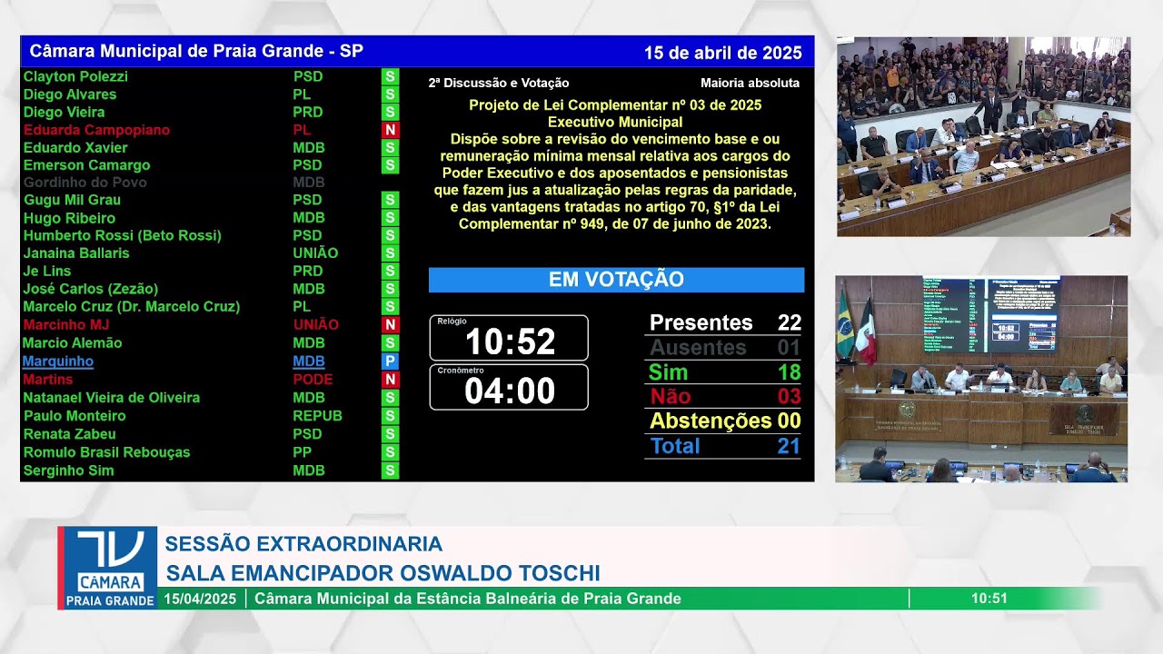11ª SESSÃO ORDINÁRIA DE 2025