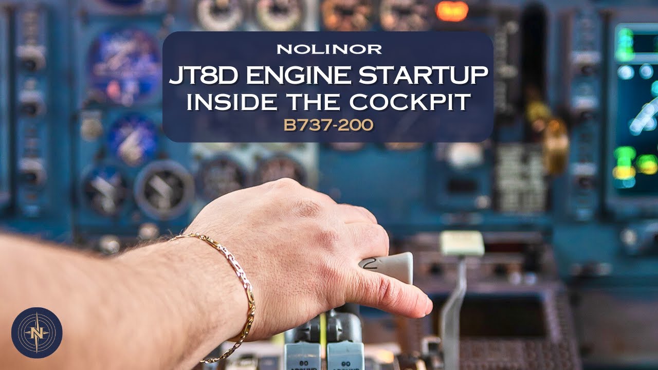 Nolinor Aviation | Inside the Cockpit - JT8D Engine Startup Sequence