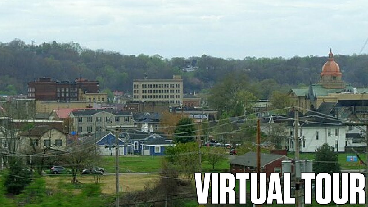 Driving through Ironton, Ohio | Virtual Tour