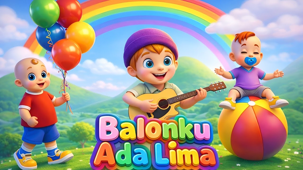 Balonku Ada Lima 🎈 Pok Ame Ame Ciluk Baa Dan Lainya | Lagu Anak Indonesia populer