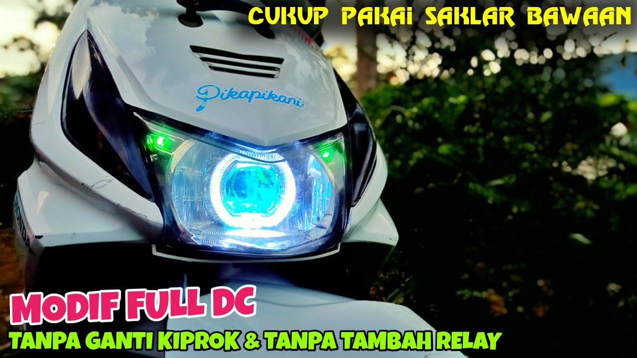 Tutorial Lengkap Pemasangan BILED PROJIE ALA-ALA Full DC pada Motor Honda BeAT Karbu