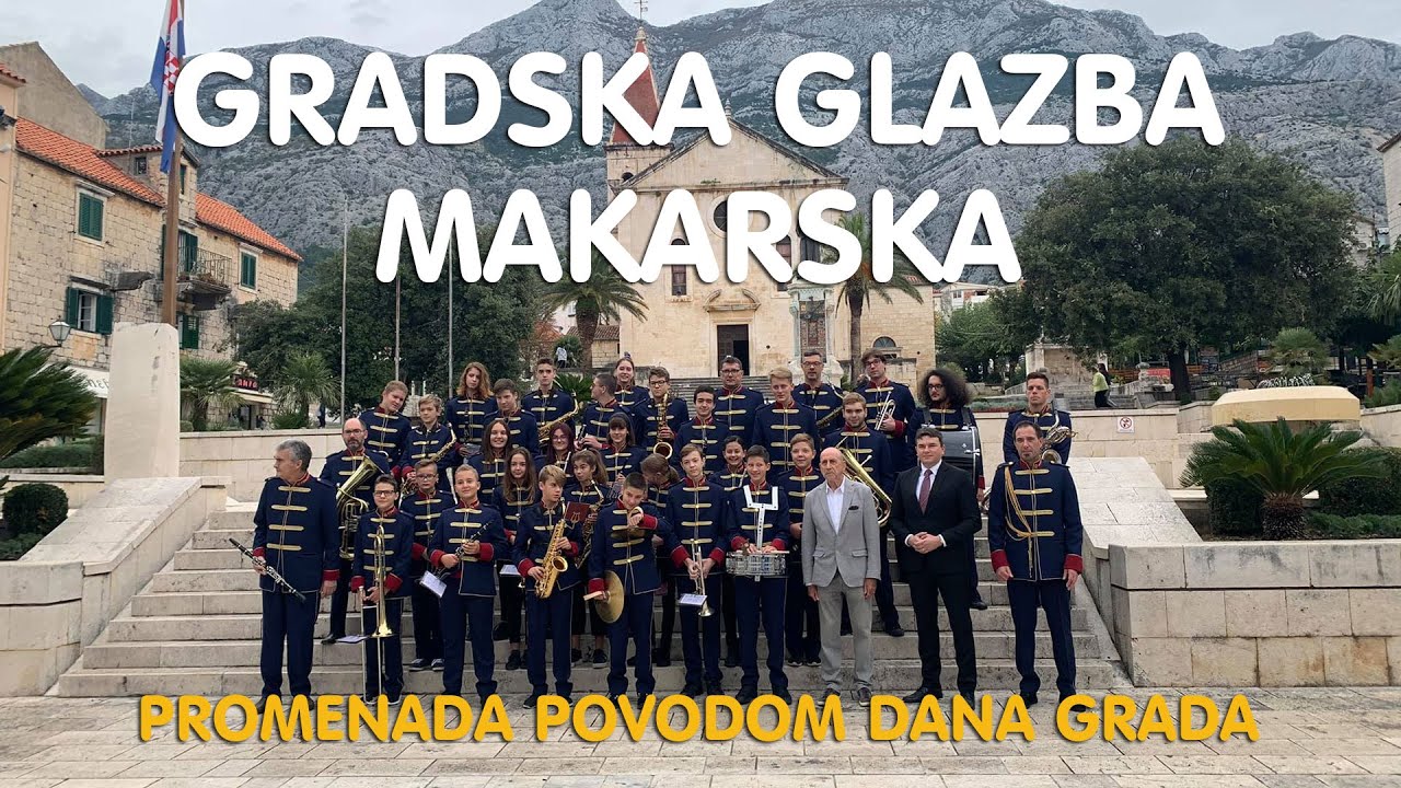 Gradska glazba Makarska - promenada za Dan grada