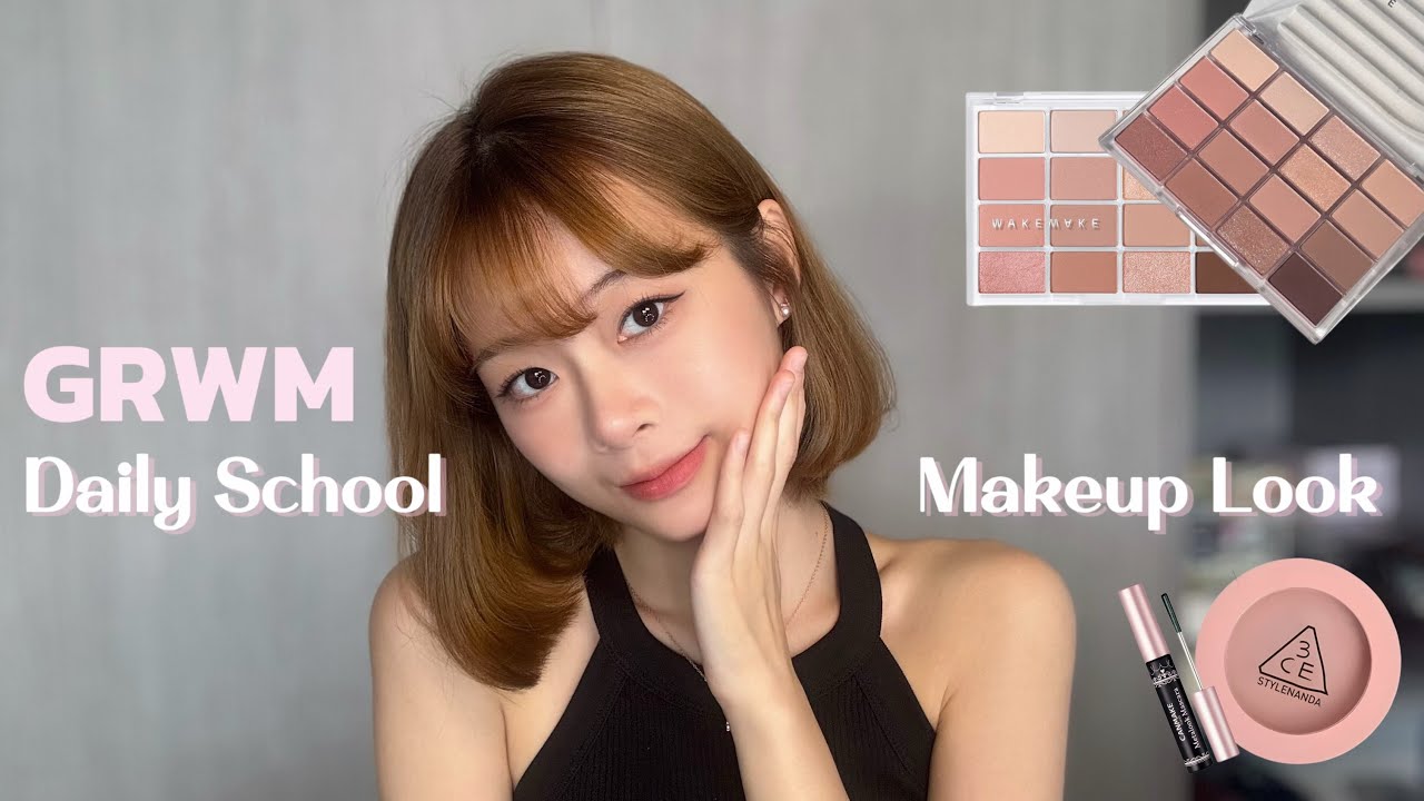 GRWM | 音樂系女孩的上學妝容分享🤍10分鐘快速完成/清純甜美系妝容🎀