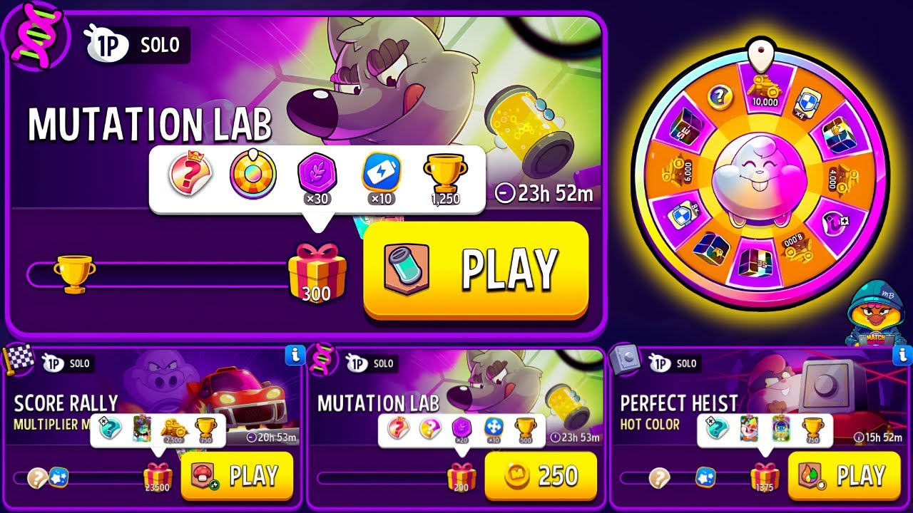 FORTUNA OF LUCKY SPINS🔥 x4 Solo: Mutation Lab 200 & 300 DNA // Hot Color // Multiplier Mushrooms