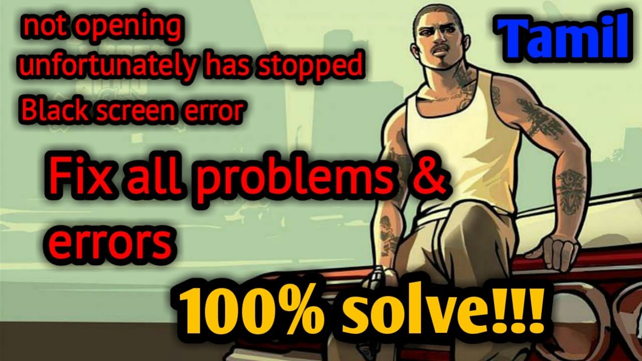 How to fix GTA San Andreas | Fix Not Open & Not Working Problem | in mobile version in Tamil