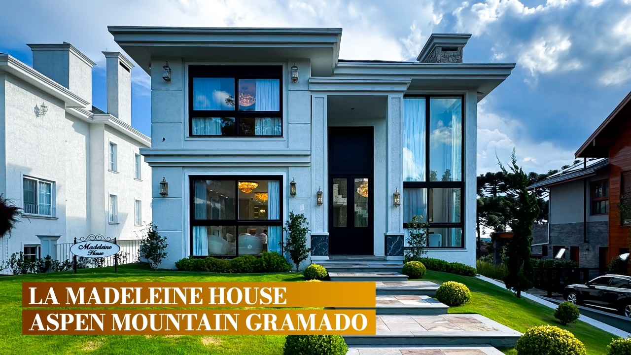 LA MADELEINE HOUSE - Um imóvel semi mobiliado de 4 suítes no condomínio Aspen Mountain em Gramado