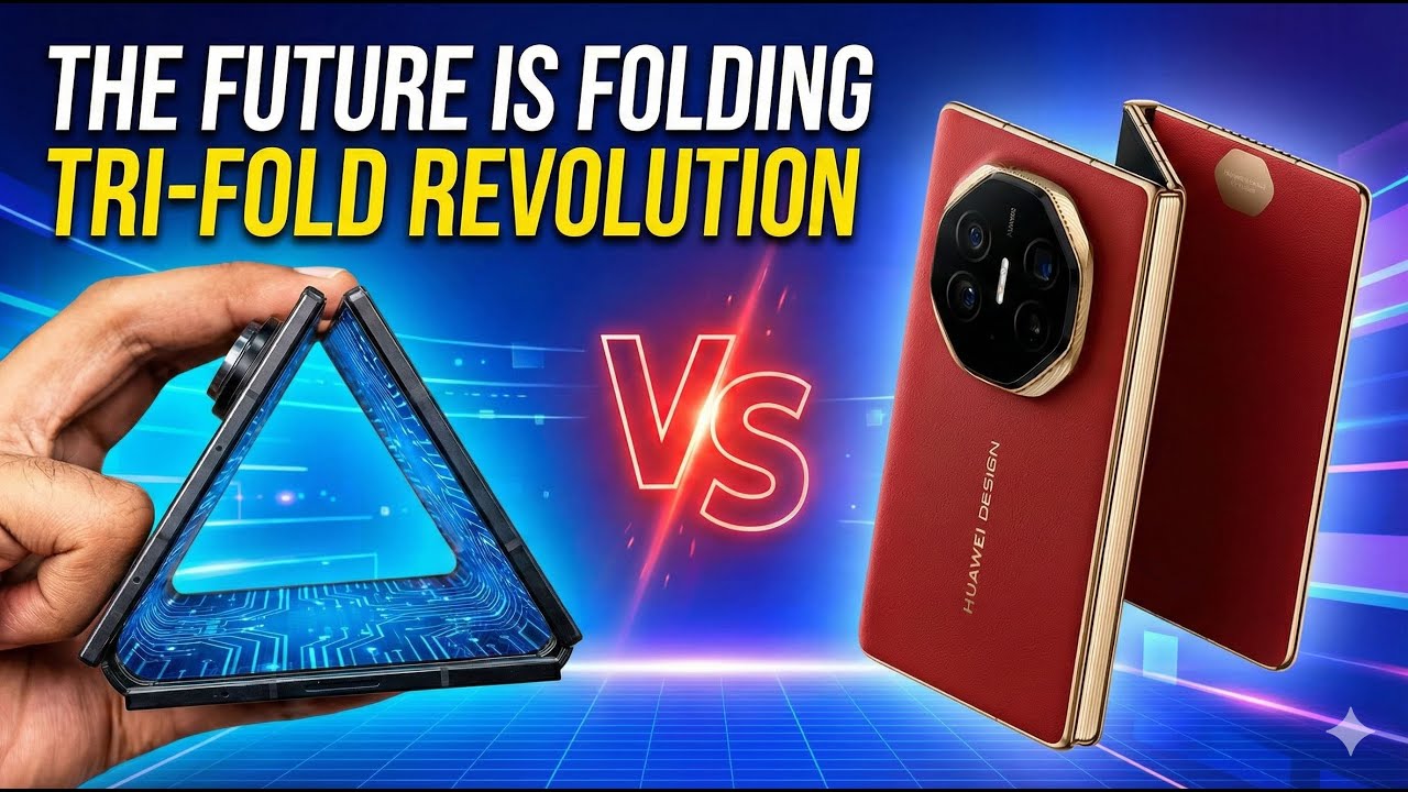 Huawei Ka Khel Khatam? 😲 Samsung Galaxy Tri-Fold First Look!  #SamsungTriFold #HuaweiMateXT #trifold