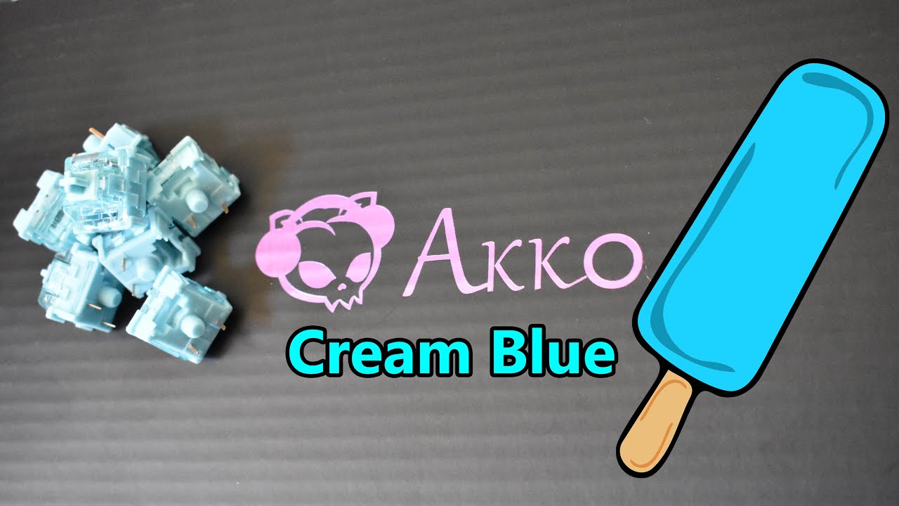 Tactile Switches On a Budget - Akko V3 Cream Blue
