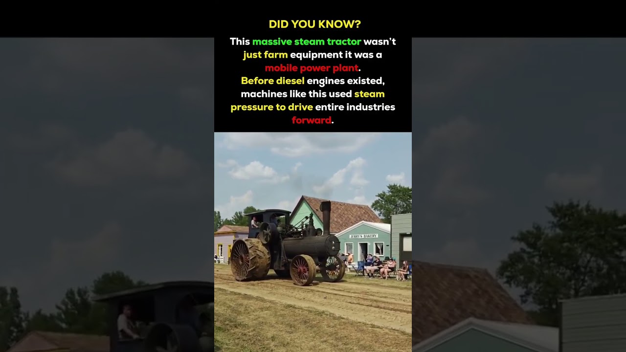 This Steam Tractor Was a Moving Power Plant 😱 | Before Diesel Changed the World 