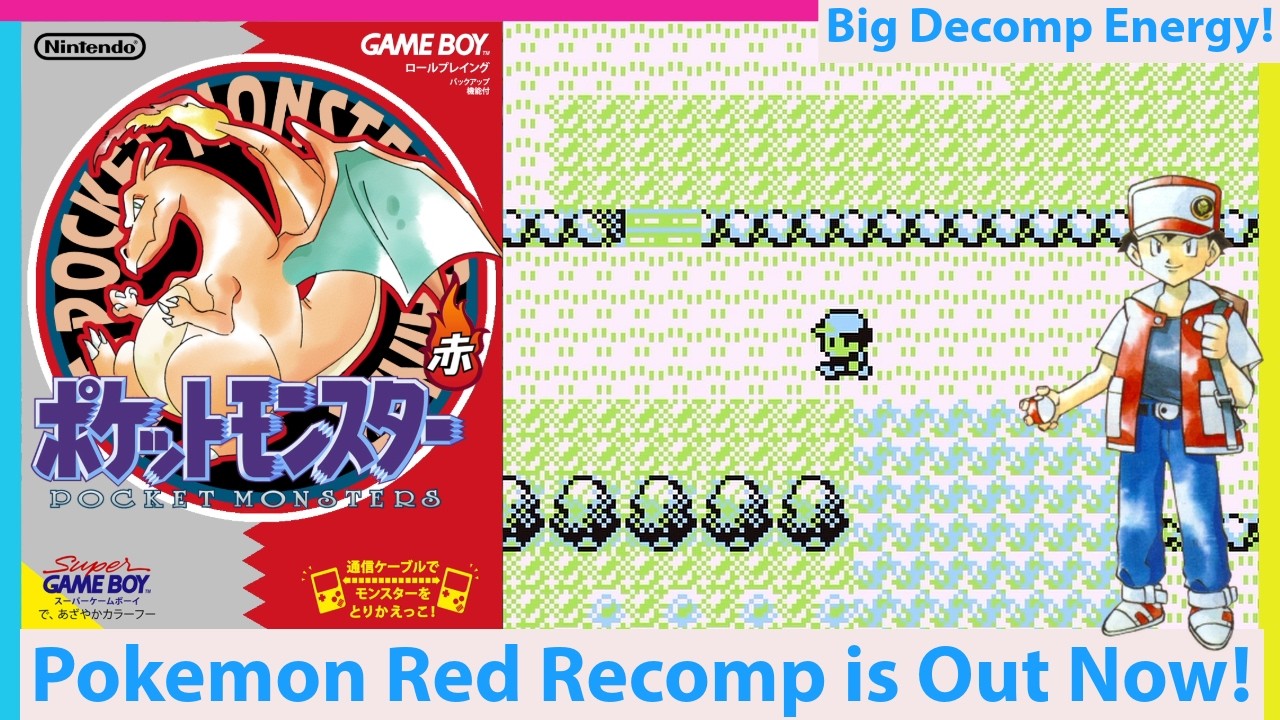 Pokemon Red Recomp is Out Now! More Nintendo PC Ports