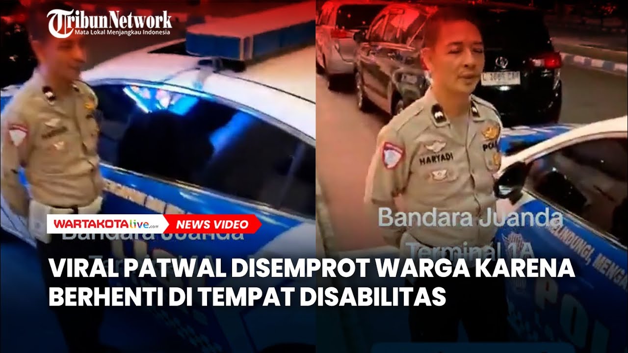 Viral Patwal Disemprot Warga Karena Berhenti di Tempat Disabilitas