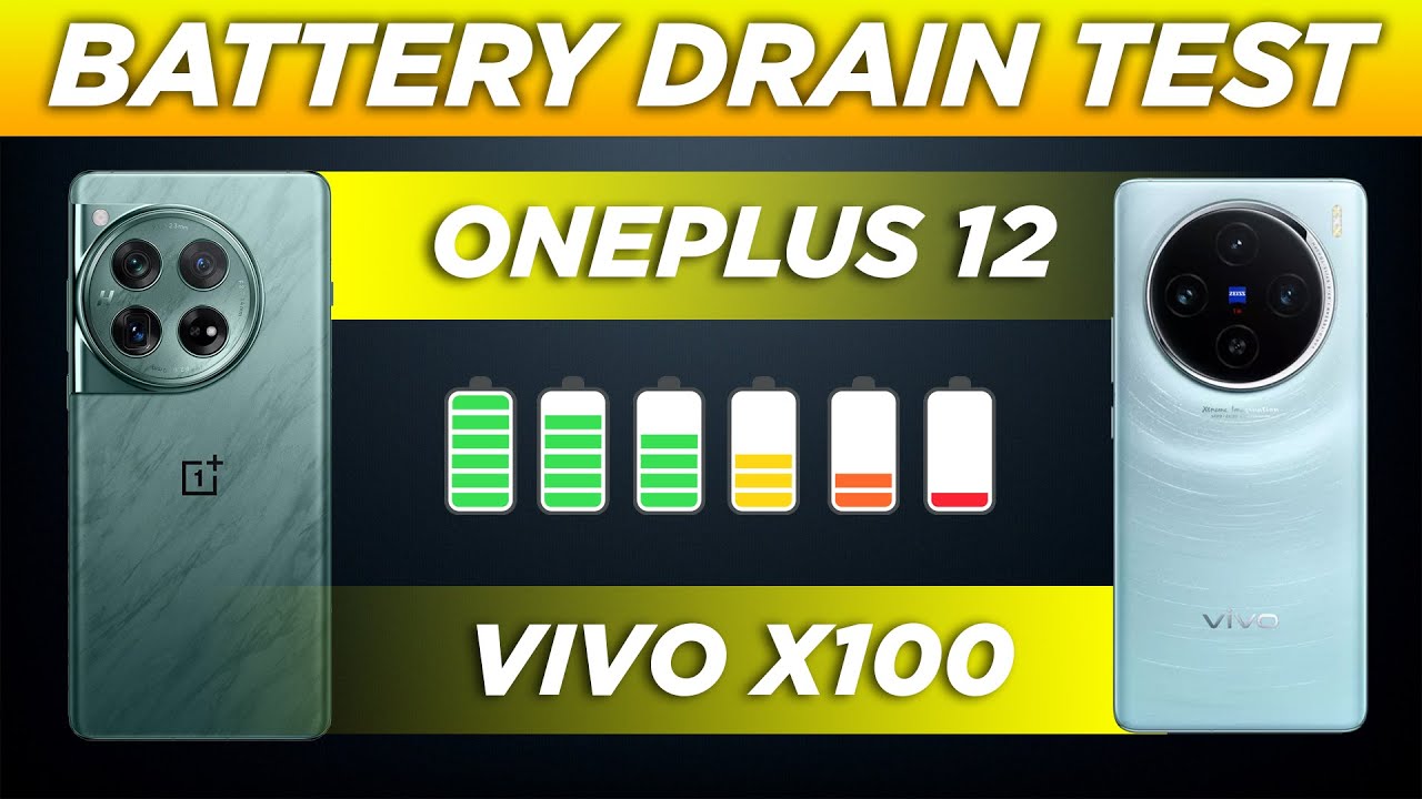 OnePlus 12 vs Vivo X100 | Battery test, Display test, Benchmarks, Performance, Gaming 🔥