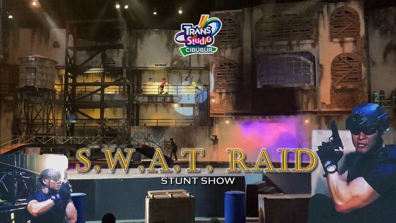 FULL SHOW !! Pertunjukan Aksi S.W.A.T.  Raid - Trans Studio Cibubur