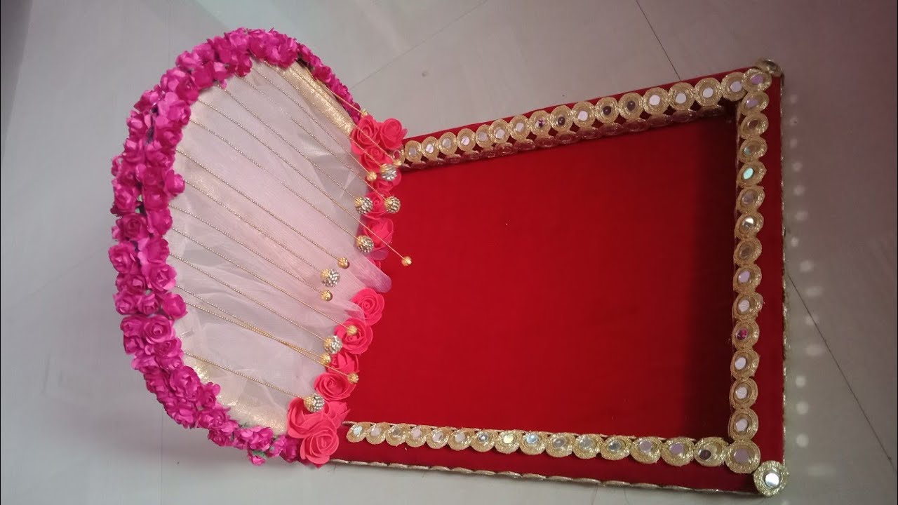 Multi purpose  decorative wedding tray making