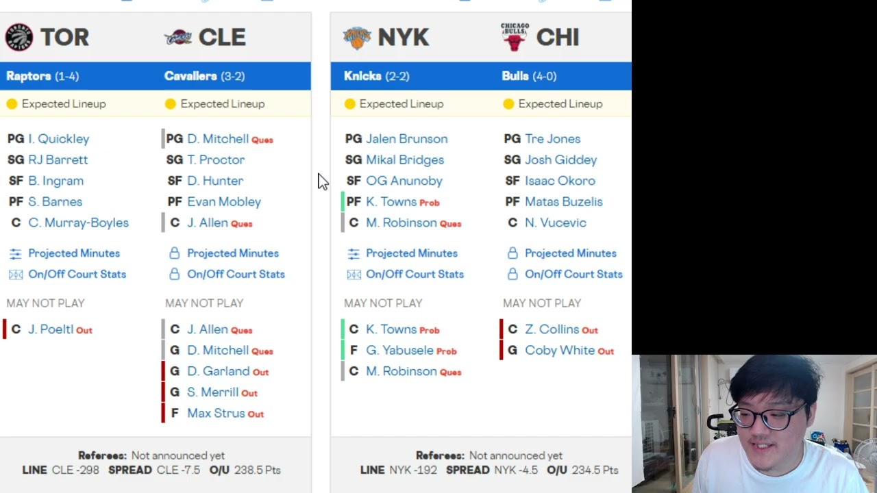 10월31일 NBA MLB 분석방송 - 10월 마무리