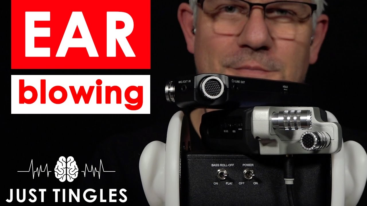 ASMR | Pure Ear Blowing | NO TALKING | 3 Microphones | 3 Dio * Tascam * Zoom | Long Video