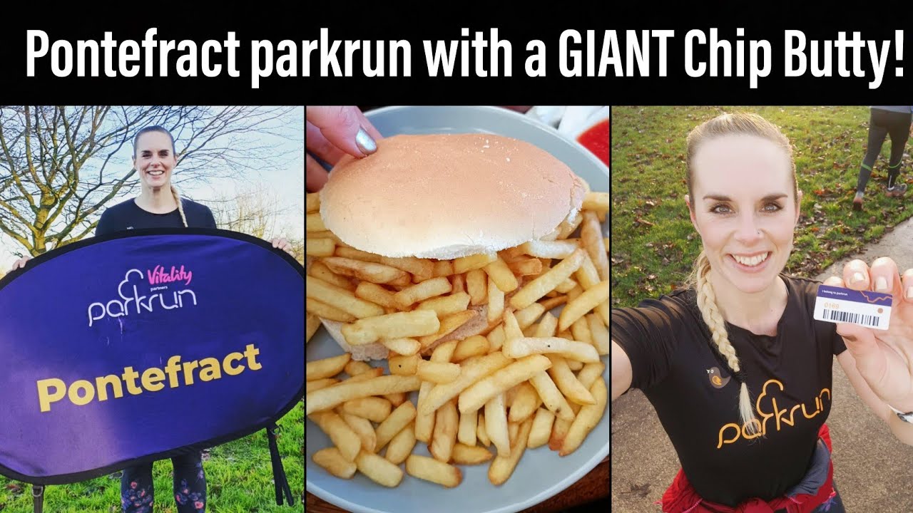 Забег parkrun в Понтефракте. P-Index в погоне за зимним солнцем и самым большим чипсом!