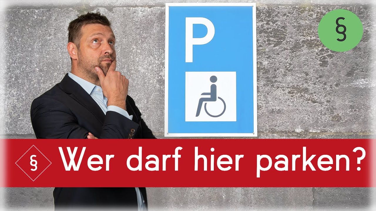 Wer darf auf einem Behindertenparplatz parken?