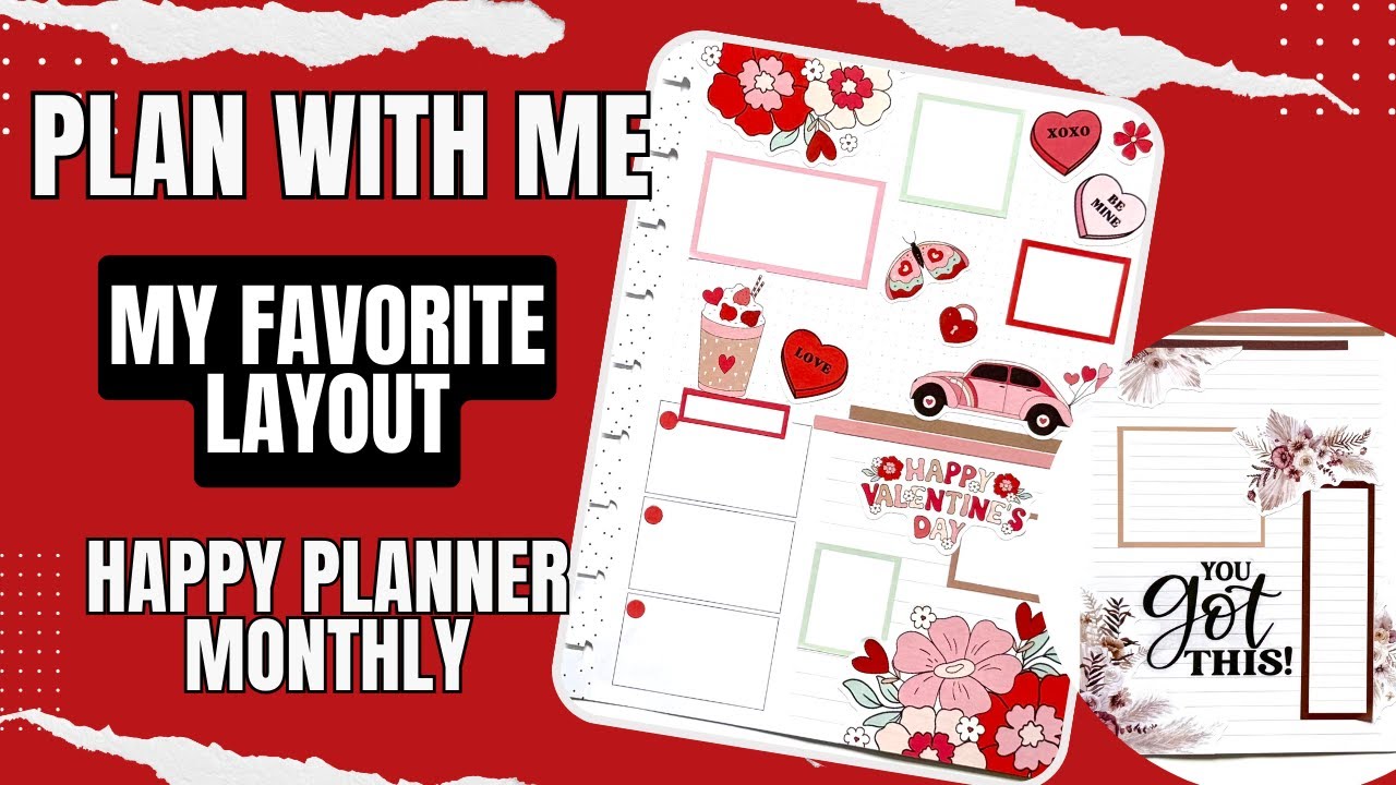 Plan With Me [Happy Planner Monthly Layout]