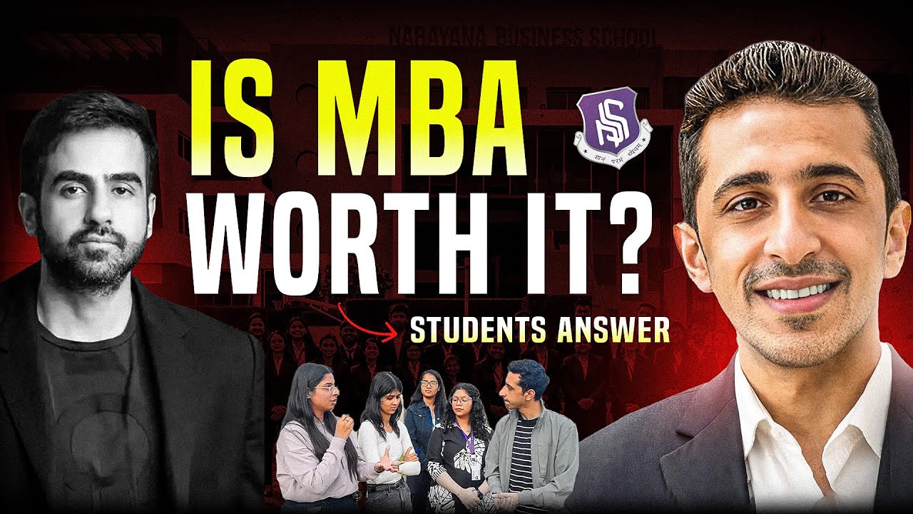 IS MBA DEAD ? | Reality from Current Students ft. Narayana Business School 