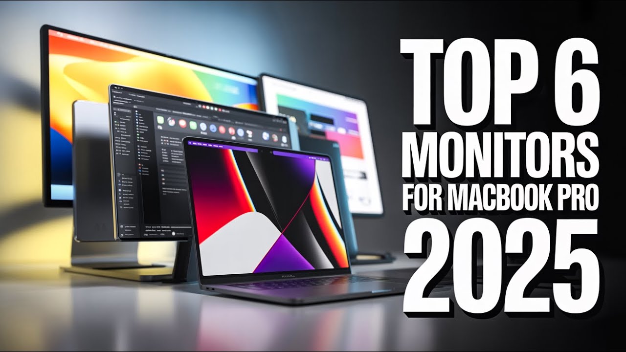 6 najlepszych monitor&oacute;w do Macbooka Pro 2026!