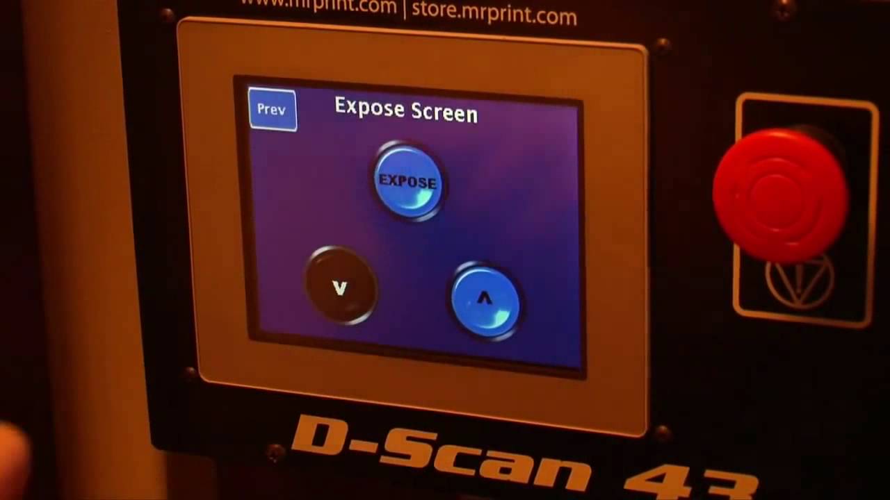 M&R D-SCAN Scanning UV LED Screen Exposure System from DCC
