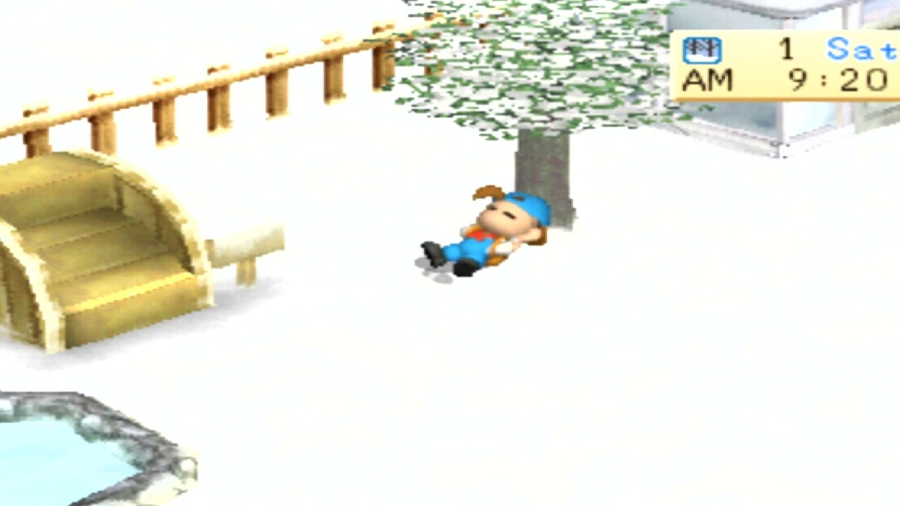 Harvest Moon Back to Nature, Winter Theme Song - 1 Hour