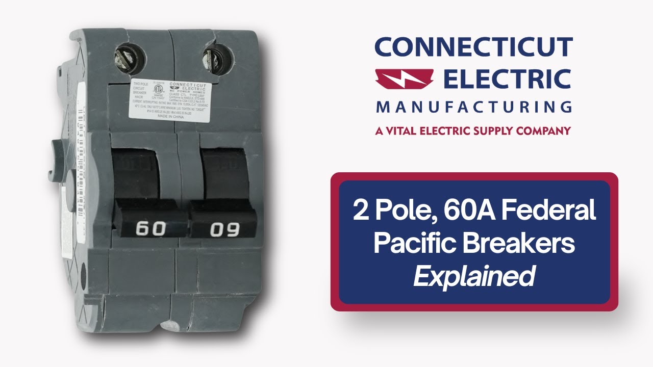 Modern Replacement for 60 Amp Federal Pacific Breakers | ETL-Listed UBIF260N Overview