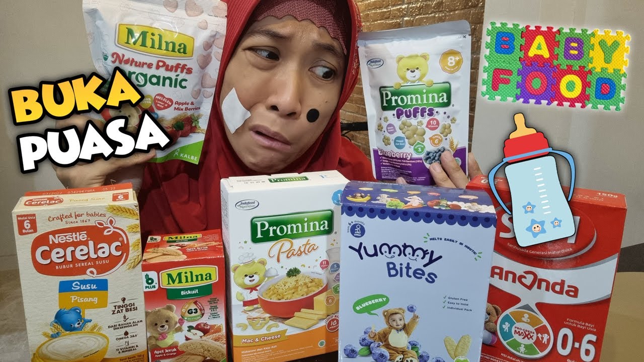 Kunyit Sakit Gigi - Makan Makanan Bayi Buat Buka Puasa 😄 Asti Kunyit - Bunda Aqilla Eps 222