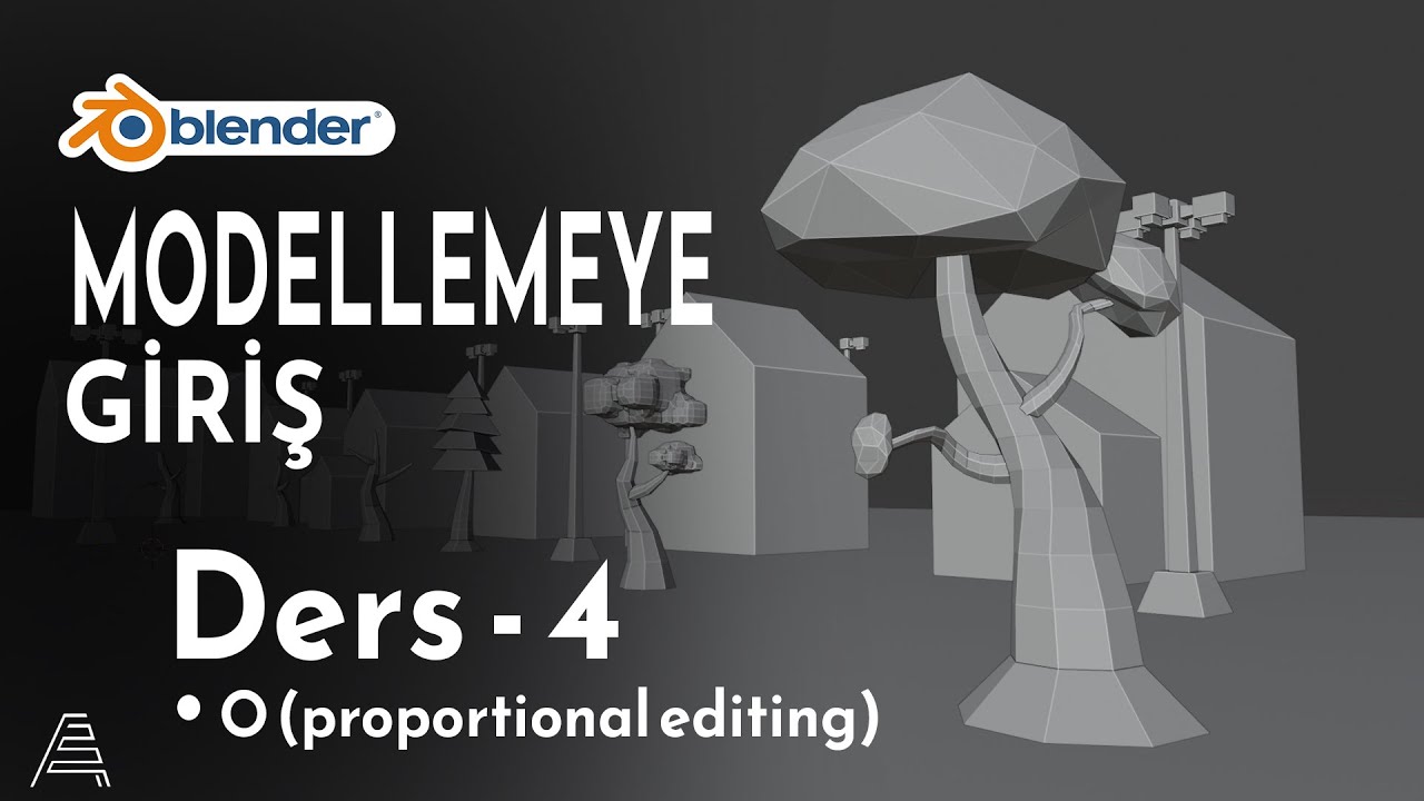 Ders-4 Blender'da İşin Sırları ile Modellemeye Başla!