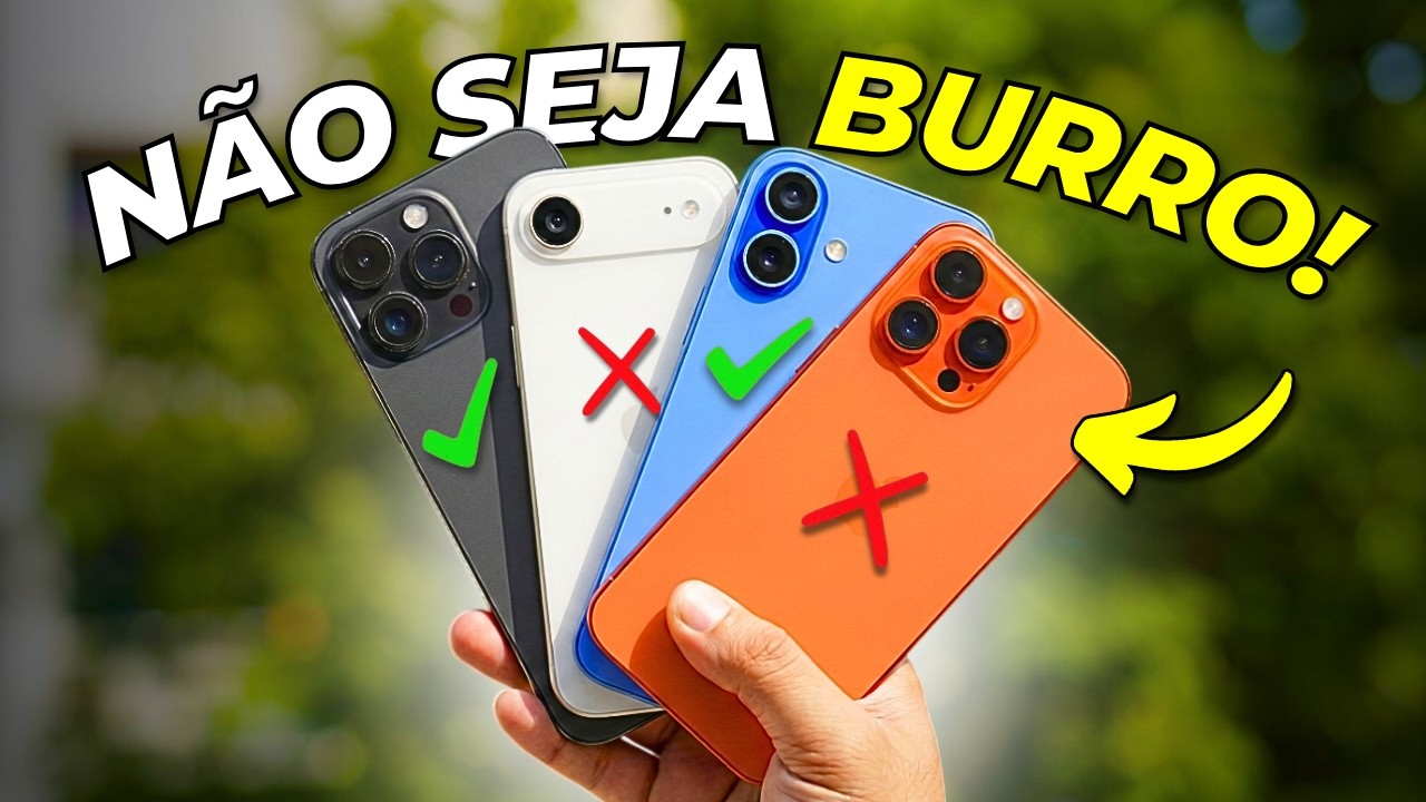 MELHORES iPhones Custo-Benef&iacute;cio para COMPRAR 2025!!! (SOMENTE OS MELHORES)