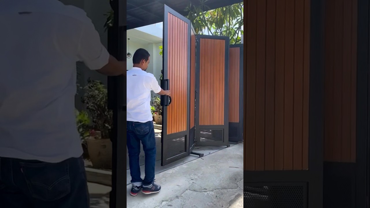 iron foldable gate design#shortvideo #how #Star all work