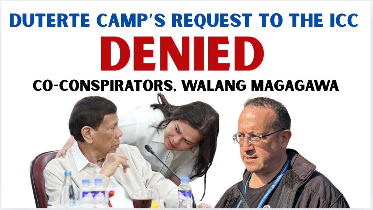 DUTERTE CAMP'S REQUEST TO THE ICC, DENIED!