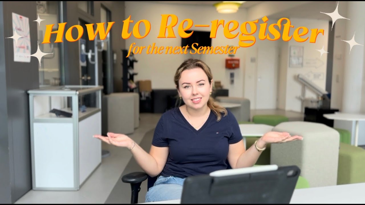 How to Re-register for the new semester ✏️ | Hochschule Rhein-Waal Student Guide