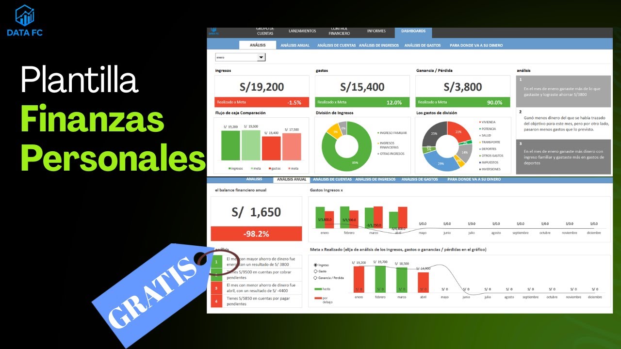La Mejor Plantilla Excel para tus Finanzas Personales (Descarga Gratis)