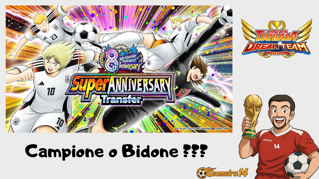 I Panzer dell'ottavo anniversario (Parte 2) - Campione o Bidone? - Captain Tsubasa Dream Team