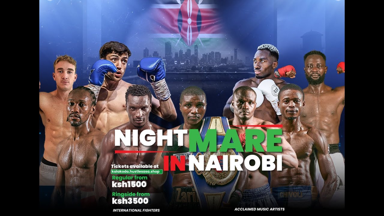 'Nightmare in Nairobi' live championship boxing from Kenya (21.11.25)