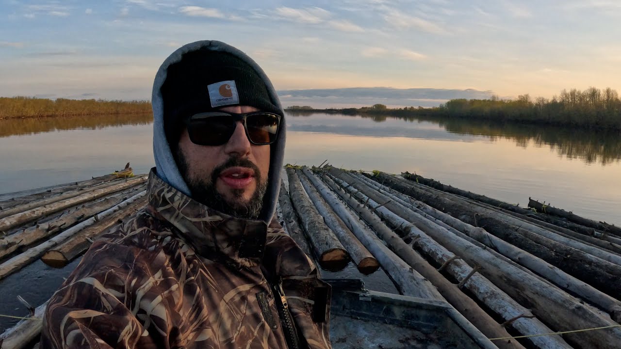ALASKAN log raft garbage to GOLD