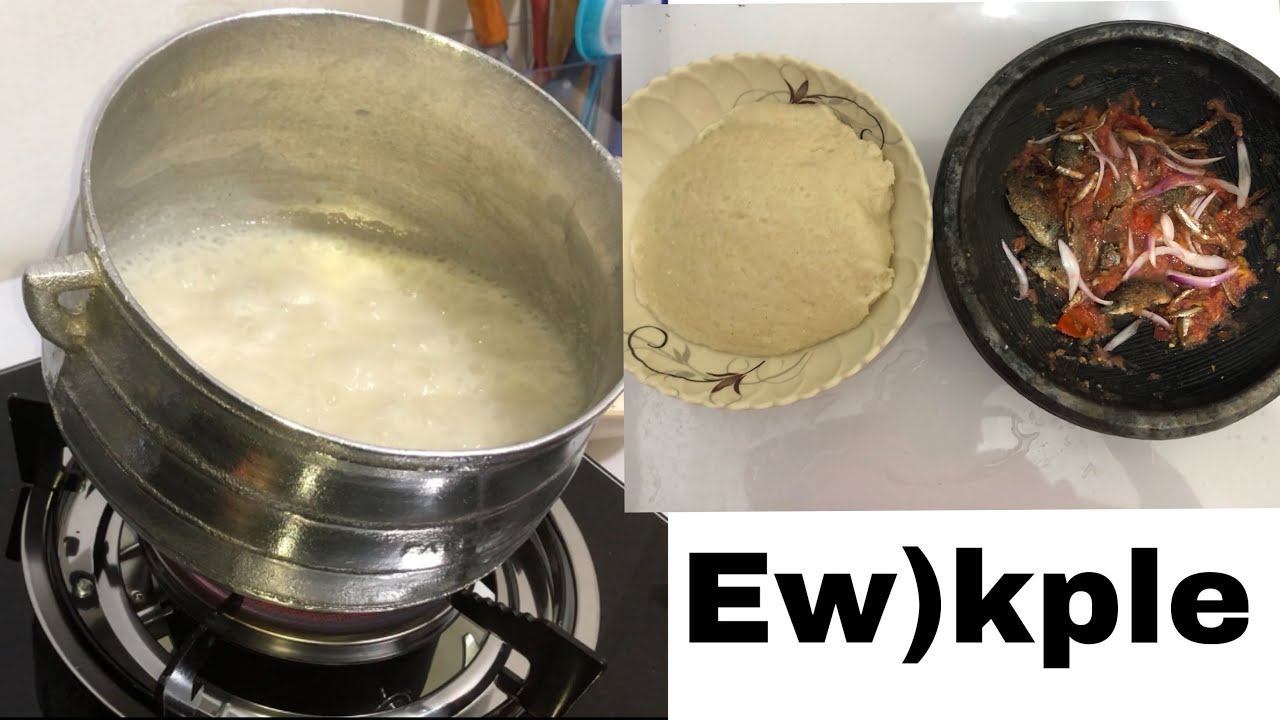 Как приготовить настоящий деликатес из мяса овец — Эворкпле (Акпле). Местная ганская кухня.