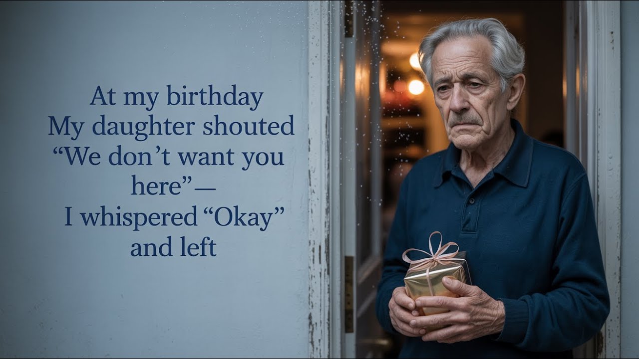 AT MY BIRTHDAY MY DAUGHTER SHOUTED &ldquo;WE DON&rsquo;T WANT YOU HERE&rdquo; &mdash; I WHISPERED &ldquo;OKAY&rdquo; AND LEFT