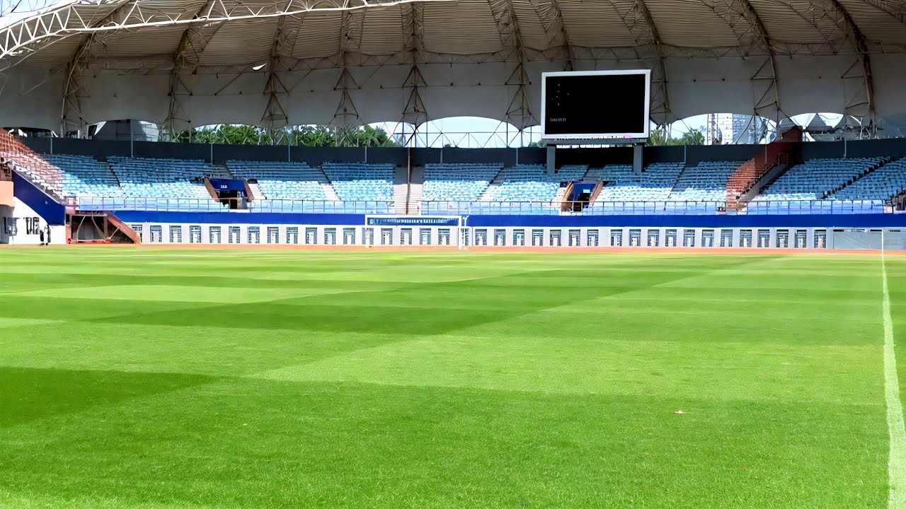 MAKIN CAKEP‼️ATAP DIGANTI MEMBRANE,ATAP DIGANTI,UPDATE STADION WIBAWA MUKTI