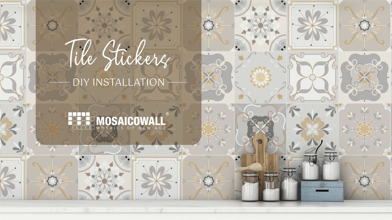 Tile Sticker Installation Video | Mosaicowall - How to Install Tile Stickers